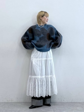 「RAGEBLUE（レイジブルー）のアイテム」を使った、たけおさん（レディース・157cm）の夏コーディネート