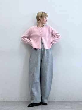 「アイテム（スウェットパンツ）」を使った、たけおさん（レディース・157cm・30代）の秋コーディネート