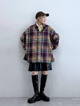 たけおさん（レディース・157cm）の秋コーディネート