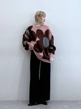 「RAGEBLUE（レイジブルー）のアイテム（Tシャツ/カットソー）」を使った、たけおさん（レディース・157cm）の秋コーディネート