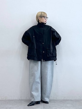 「アイテム（ブルゾン）」を使った、たけおさん（レディース・157cm・30代）の秋コーディネート