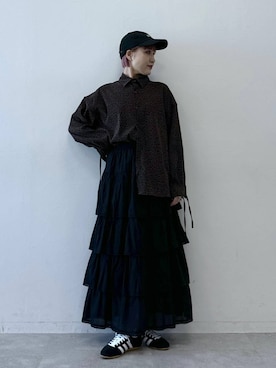 「アイテム（帽子）」を使った、たけおさん（レディース・157cm・30代）の冬コーディネート