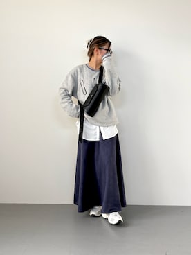 「GAP（ギャップ）のアイテム（トップス）」を使った、あんさん（レディース・155cm）の冬コーディネート