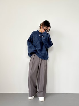 あんさん（骨格ナチュラル・レディース・155cm）の秋コーディネート