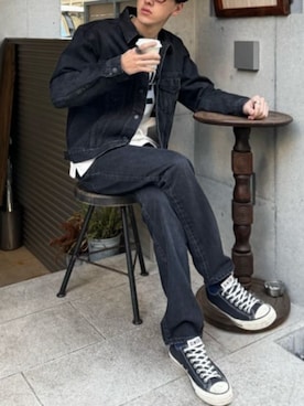 AZUL BY MOUSSYさん(メンズ・177cm)の冬コーディネート