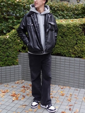 AZUL BY MOUSSYさん(メンズ・177cm)の冬コーディネート