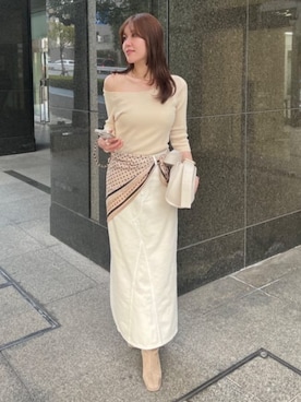 「AZUL by moussy（アズールバイマウジー）のアイテム（シューズ）」を使った、AZUL BY MOUSSYさん（レディース・170cm）の春コーディネート