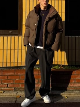 AZUL BY MOUSSYさん（メンズ・177cm）の冬コーディネート