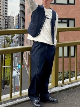 AZUL BY MOUSSYさん（メンズ・177cm）の春コーディネート