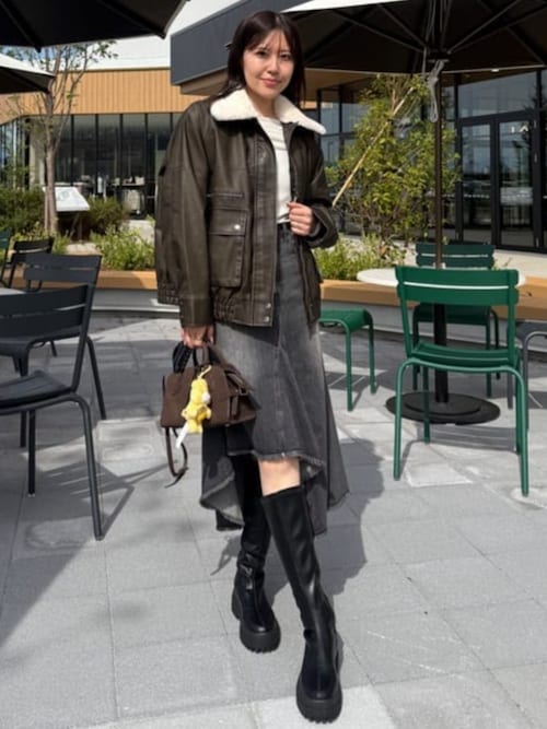 VENUSストレッチロングブーツ（ブーツ）｜AZUL BY MOUSSY（アズール