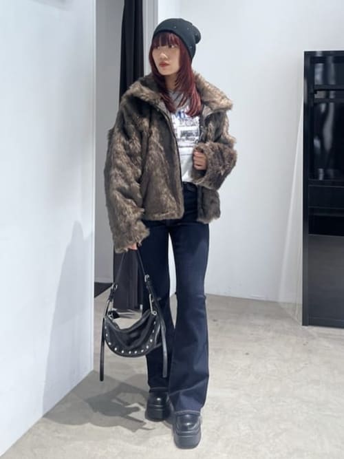 AZUL by moussy ウェッジソールストレッチショートブーツ　新品　M VENUSウェッジソールストレッチショートブーツ（ブーツ）｜AZUL BY