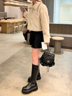 「アイテム（ブルゾン）」を使った、AZUL BY MOUSSYさん（レディース・170cm）の秋コーディネート