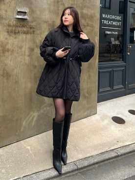 「アイテム（ジャケット/アウター）」を使った、AZUL BY MOUSSYさん（レディース・170cm）の秋コーディネート