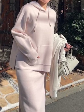 「AZUL by moussy（アズールバイマウジー）のアイテム（スカート）」を使った、AZUL BY MOUSSYさん（レディース・170cm）の冬コーディネート
