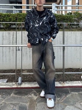 「AZUL by moussy（アズールバイマウジー）のアイテム」を使った、AZUL BY MOUSSYさん（メンズ・177cm）の秋コーディネート