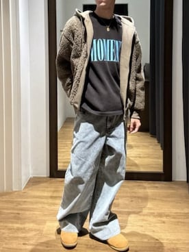 AZUL BY MOUSSYさん（メンズ・177cm）の冬コーディネート