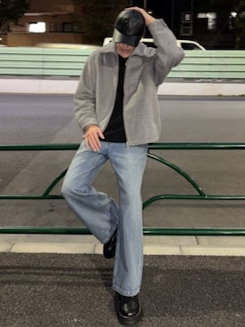 AZUL BY MOUSSYさん（メンズ・177cm）の冬コーディネート