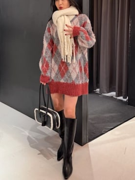 「AZUL by moussy（アズールバイマウジー）のアイテム」を使った、AZUL BY MOUSSYさん（レディース・160cm）の秋コーディネート