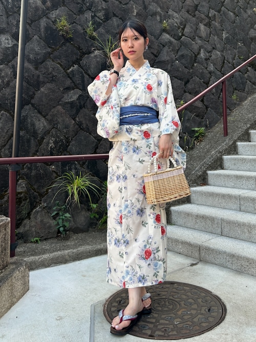 AZUL by moussyの浴衣を使った人気ファッションコーディネート