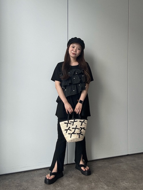 tシャツ パールフリルペプラムTシャツ レディース prose verse tシャツ パールフリルペプラムTシャツ レディース