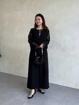 「prose verse（プロズヴェール）のアイテム」を使った、まりんさん（レディース・148cm）の春コーディネート