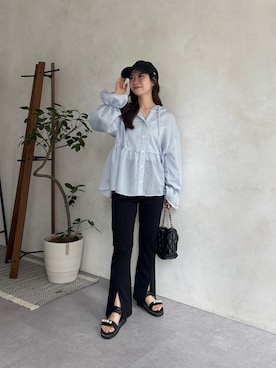 「prose verse（プロズヴェール）のアイテム」を使った、まりんさん（レディース・148cm）の春コーディネート