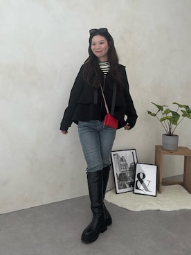 「アイテム（パーカー）」を使った、まりんさん（レディース・148cm・20代）の冬コーディネート