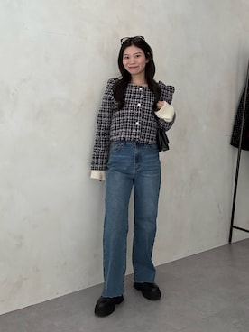 「アイテム（その他アウター）」を使った、まりんさん（レディース・148cm・20代）の冬コーディネート