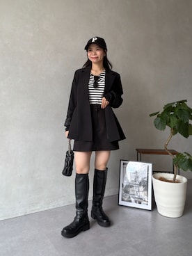 「prose verse（プロズヴェール）のアイテム」を使った、まりんさん（レディース・148cm）の秋コーディネート