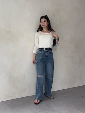 「prose verse（プロズヴェール）のアイテム」を使った、まりんさん（レディース・148cm）の春コーディネート