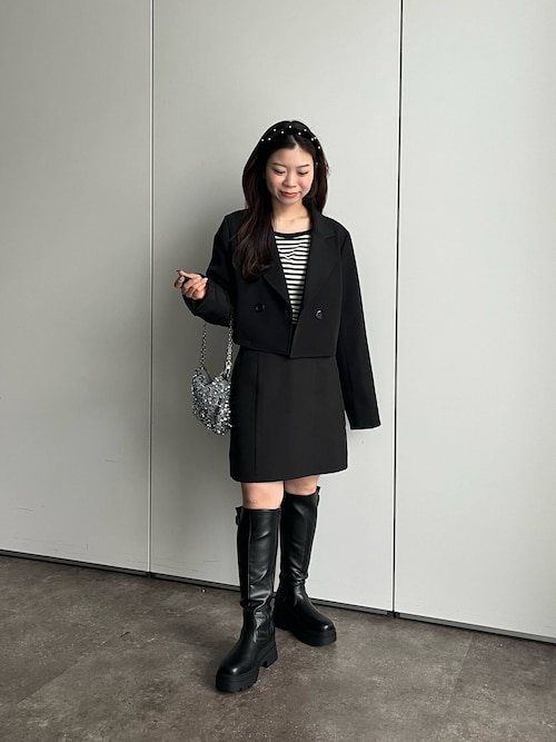 stand alone ショート丈テーラードジャケット stand alone ショート丈