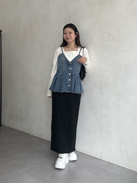 「prose verse（プロズヴェール）のアイテム」を使った、まりんさん（レディース・148cm）の春コーディネート