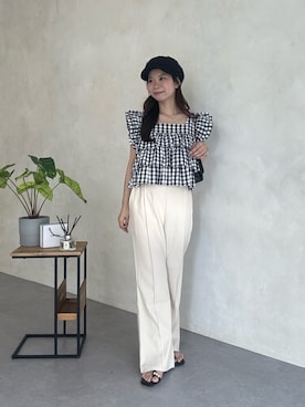 「prose verse（プロズヴェール）のアイテム」を使った、まりんさん（レディース・148cm）の春コーディネート