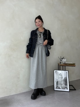 「prose verse（プロズヴェール）のアイテム」を使った、まりんさん（レディース・148cm）の秋コーディネート