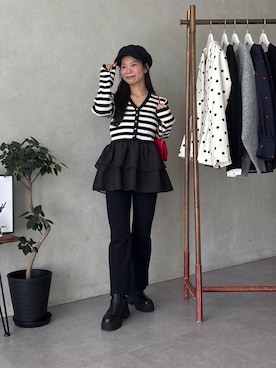 「prose verse（プロズヴェール）のアイテム」を使った、まりんさん（レディース・148cm）の夏コーディネート