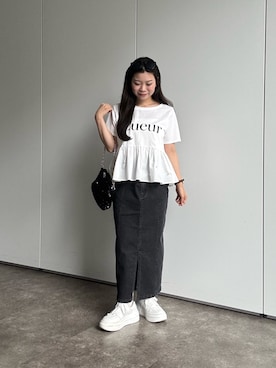 「prose verse（プロズヴェール）のアイテム」を使った、まりんさん（レディース・148cm）の夏コーディネート