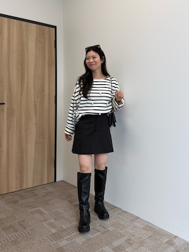 「prose verse（プロズヴェール）のアイテム」を使った、まりんさん（レディース・148cm）の夏コーディネート