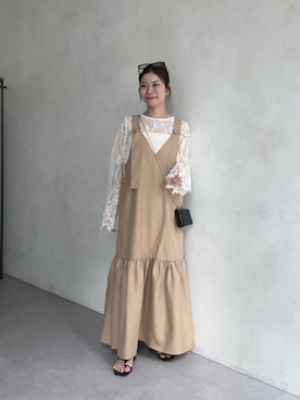 「prose verse（プロズヴェール）のアイテム」を使った、まりんさん（レディース・148cm）の春コーディネート