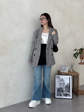 まりんさん（レディース・148cm）の冬コーディネート