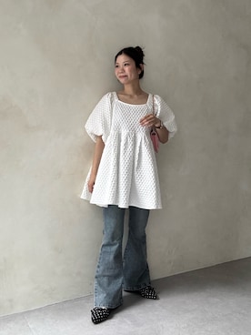 「prose verse（プロズヴェール）のアイテム」を使った、まりんさん（レディース・148cm）の春コーディネート