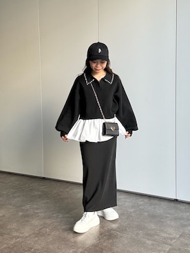 「prose verse（プロズヴェール）のアイテム」を使った、まりんさん（骨格ウェーブ・レディース・148cm）の夏コーディネート