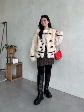 まりんさん（レディース・148cm）の冬コーディネート