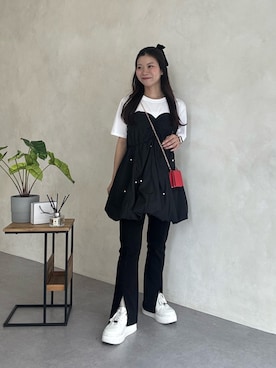 「prose verse（プロズヴェール）のアイテム」を使った、まりんさん（レディース・148cm）の春コーディネート