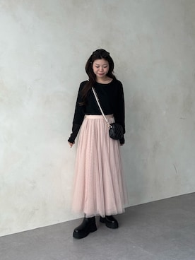 「prose verse（プロズヴェール）のアイテム」を使った、まりんさん（骨格ウェーブ・レディース・148cm）の夏コーディネート