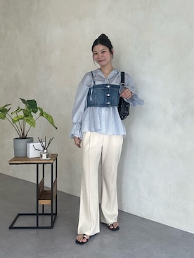 「prose verse（プロズヴェール）のアイテム」を使った、まりんさん（レディース・148cm）の春コーディネート