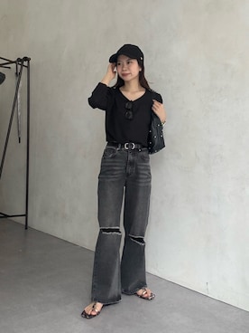 「prose verse（プロズヴェール）のアイテム」を使った、まりんさん（レディース・148cm）の春コーディネート