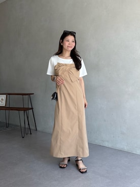 「prose verse（プロズヴェール）のアイテム」を使った、まりんさん（レディース・148cm）の夏コーディネート