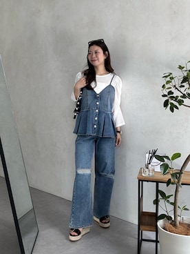 「prose verse（プロズヴェール）のアイテム」を使った、まりんさん（レディース・148cm）の春コーディネート