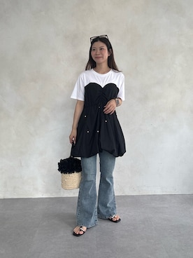 まりんさん（レディース・148cm）の春コーディネート