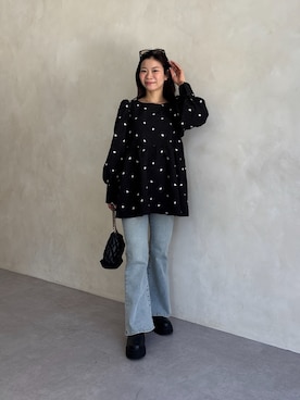 「prose verse（プロズヴェール）のアイテム」を使った、まりんさん（レディース・148cm）の夏コーディネート